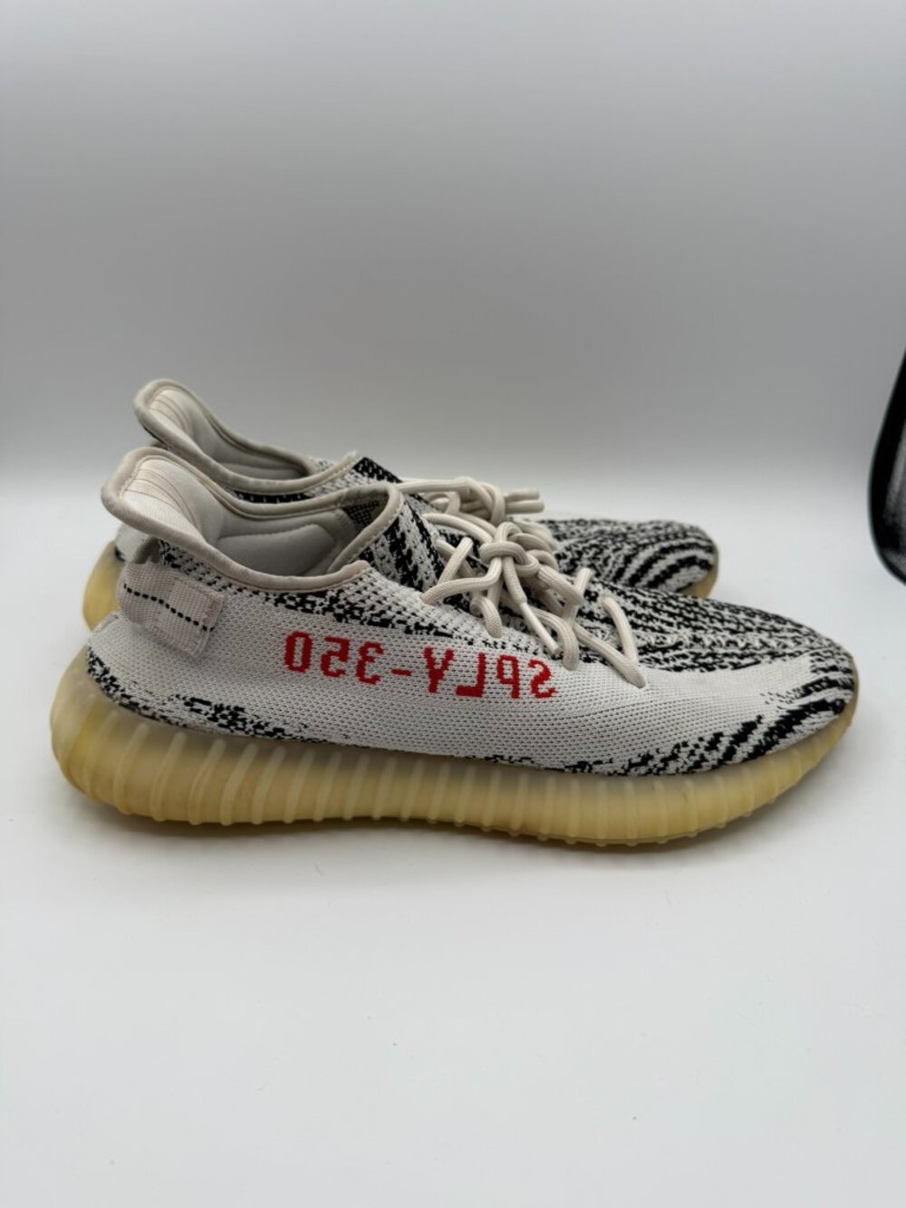 adidas Yeezy Boost 350 V2 Zebra CP9654 White/Core Black/Red Primeknit Low 11 WOB